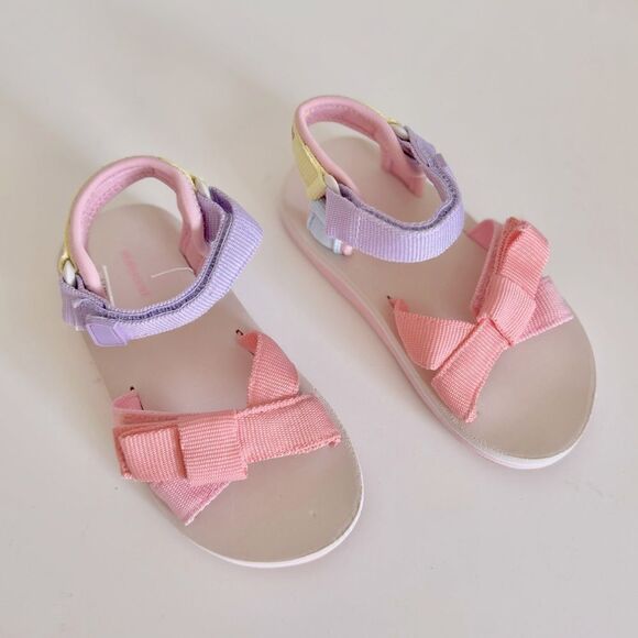 ⭕️ Mayoral Sandals Multi Color Girls Size 11 - Picture 1 of 6